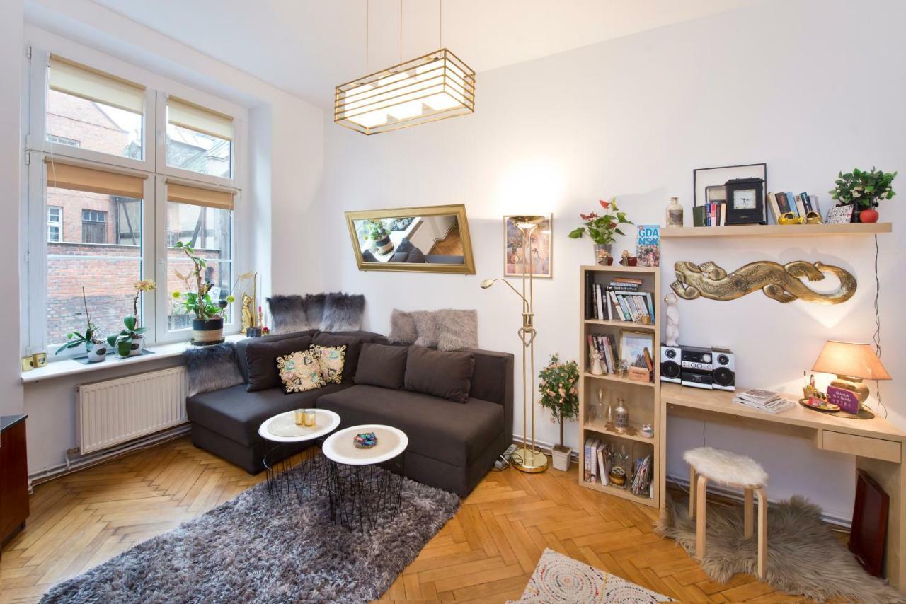 Apartament Studio Lawendowa 格但斯克 外观 照片