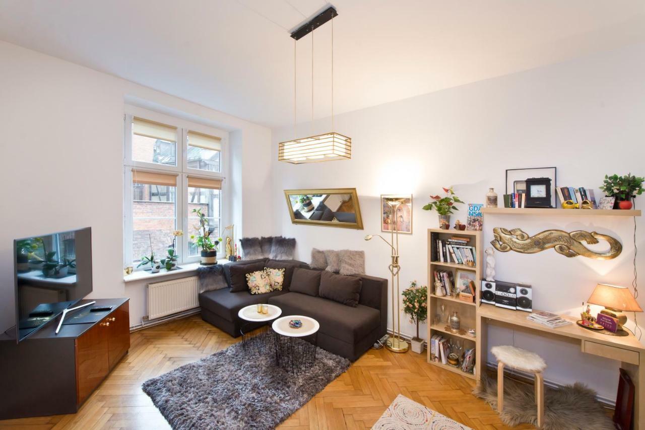 Apartament Studio Lawendowa 格但斯克 外观 照片